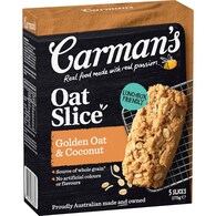 Carman's Oat Slices Golden Oat & Coconut