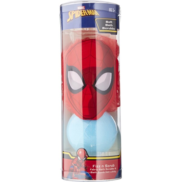 Fizz n Scrub Bath Scrubby & Bath Bomb Set Each