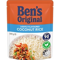 Ben's Original Lightly Flavour Coconut Microwave Rice Pouch