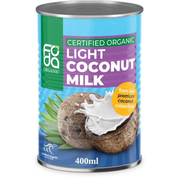 Foda Organic Light Coconut Milk 400mL
