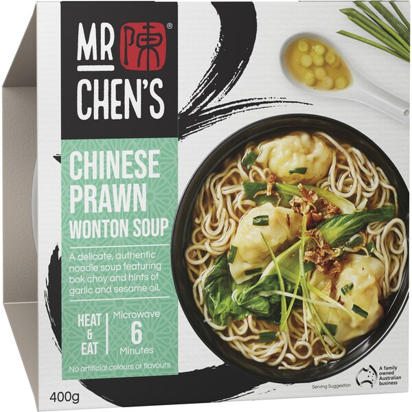 Mr Chen's Chinese Prawn Wonton Soup 400g