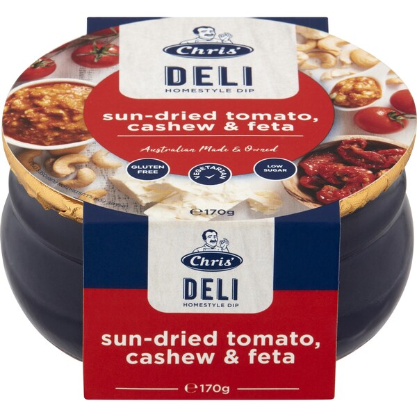 Chris' Sundried Tomato, Cashew & Feta 170g