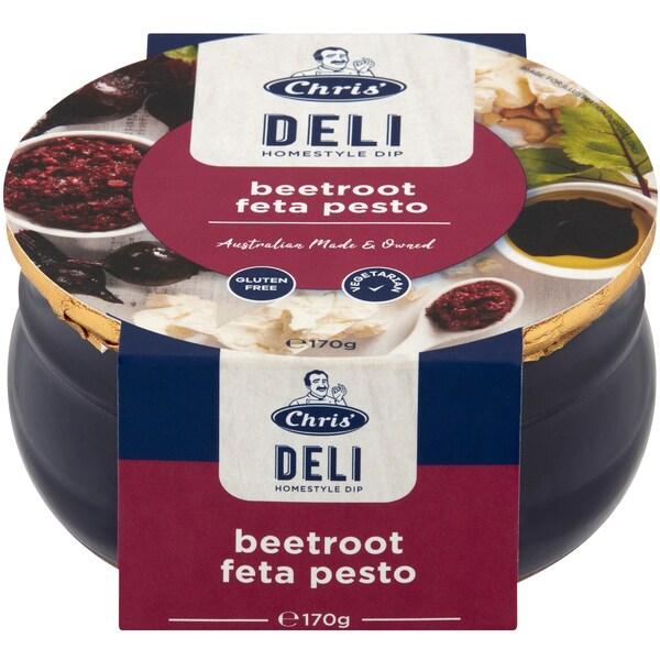 Chris' Deli Beetroot Feta Pesto 170g