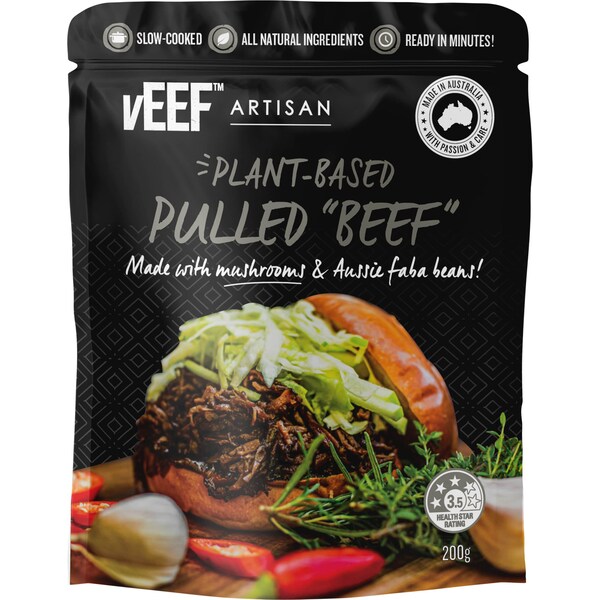 Veef Artisan Plant Based Pulled Beef Chilled Meal 200g