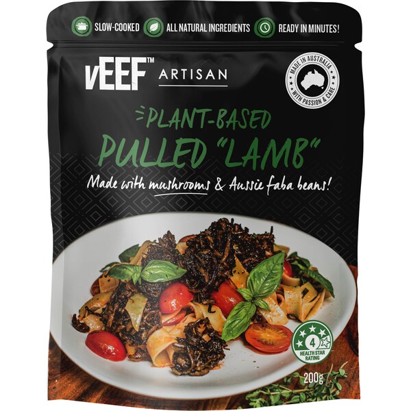 Veef Artisan Plant Based Pulled Lamb Chilled Meal 200g