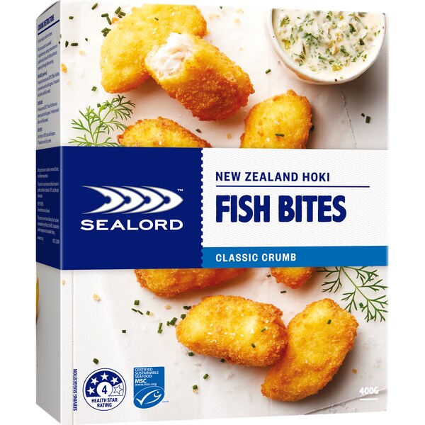 Sealord Hoki Classic Crumb Bites 400g
