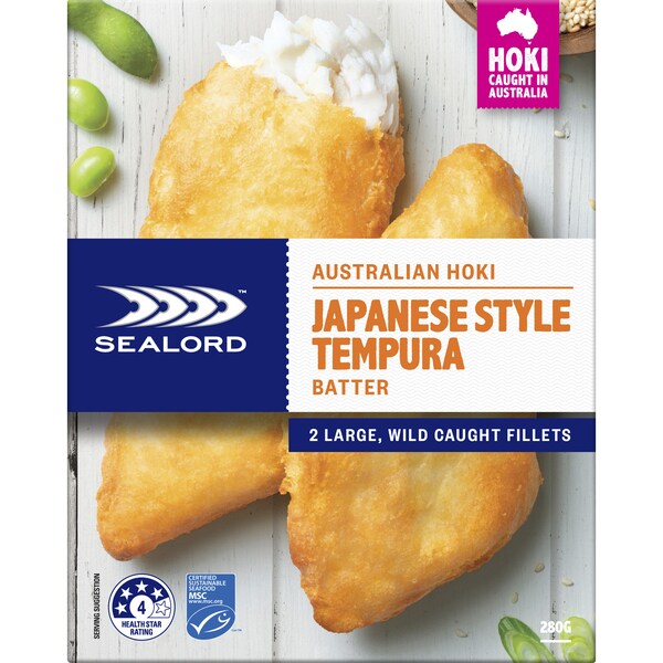 Sealord Australian Hoki Japanese Style Tempura Batter 2 Pack