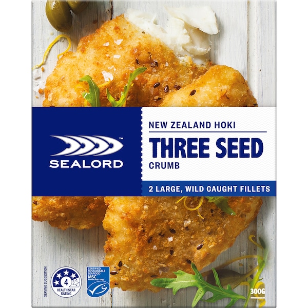 Sealord Hoki 3 Seed Premium 150g x 2 pack