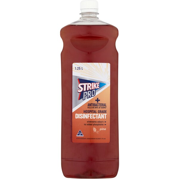 Strike Pro Disinfectant Pine Hospital Grade 1.25l