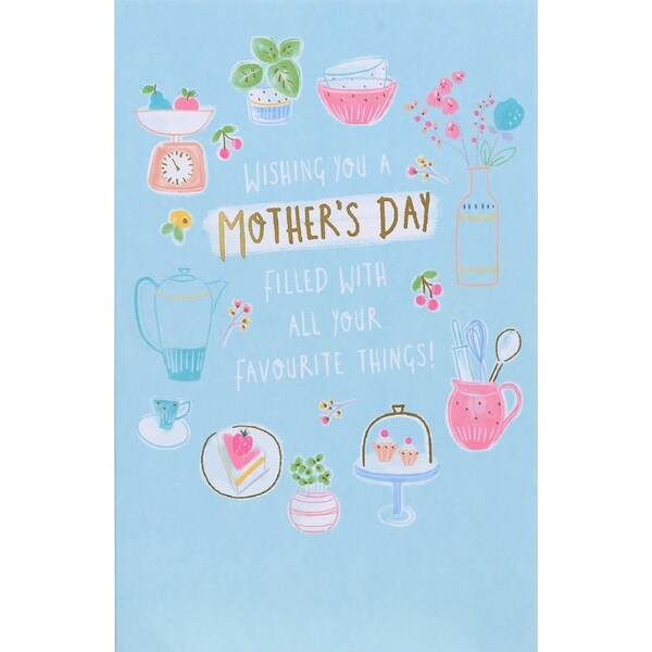 John Sands Mothers Day Greeting Card Baking each