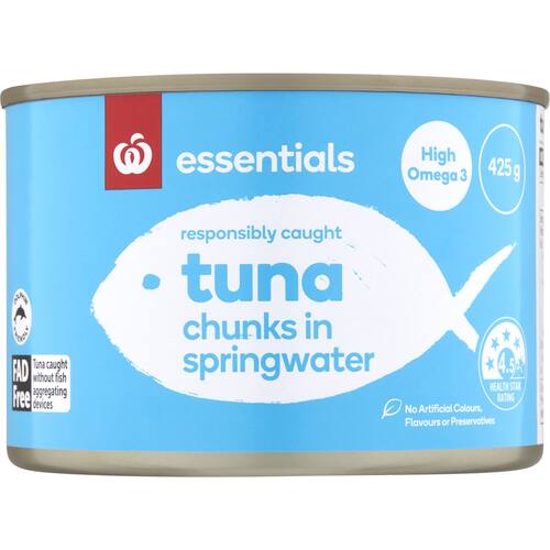 Essentials Tuna Chunks In Spring Water 425g bunch