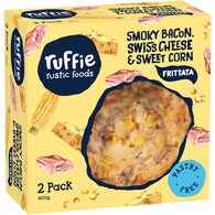 Ruffie Smoky Bacon Swiss Cheese & Sweet Corn Frittata
