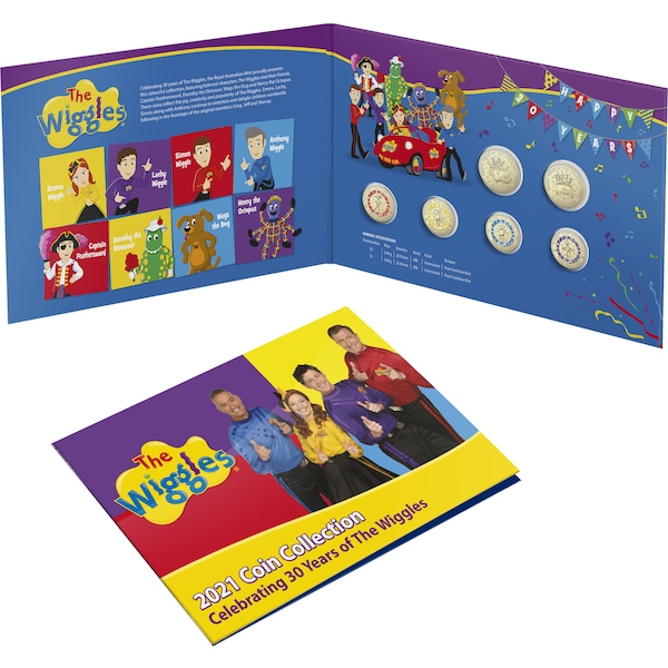 The Wiggles Coin Collector Album Each