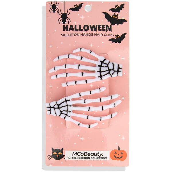 MCoBeauty Halloween Skeleton Hands Hair Clips 2 pack