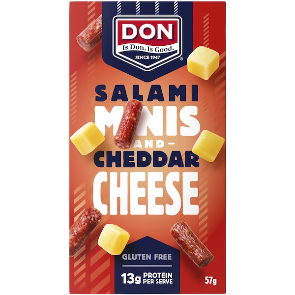 Don Salami Minis & Cheddar Cheese 57g