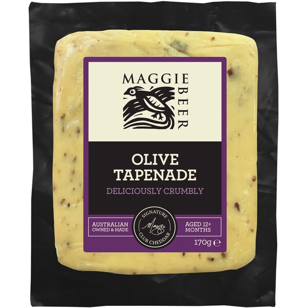 Maggie Beer Olive Tapenade Cheddar 170g