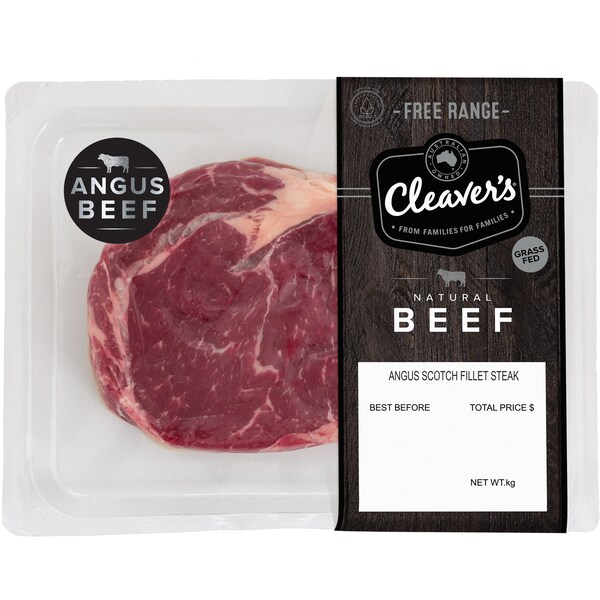 Cleaver's Angus Scotch Fillet Steak 230g