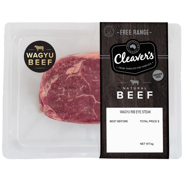 Cleaver's Wagyu Rib Eye Steak 220g