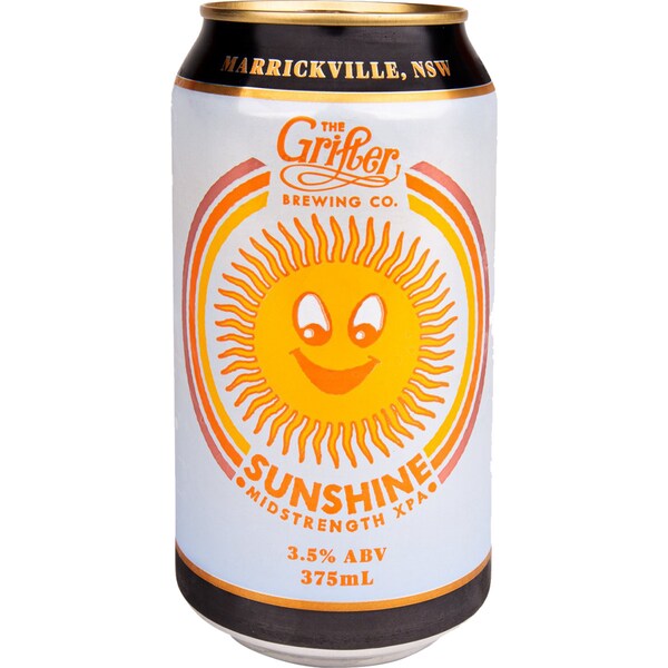 The Grifter Brewing Co. Sunshine Xpa Can 375ml