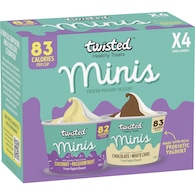 Twisted Healthy Treats Coconut Passionfruit White Choc Minis Frozen Yoghurt