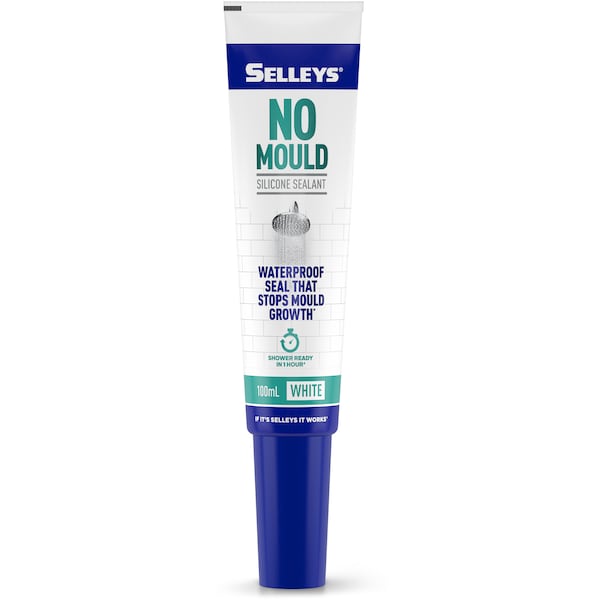 Selleys No Mould Silicone Sealant White 100ml
