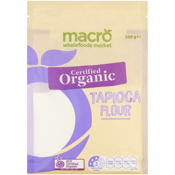 Macro Organic Tapioca Flour 500g
