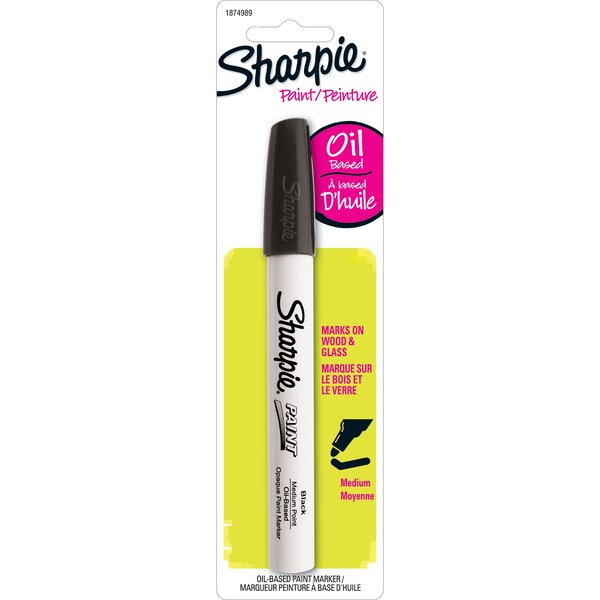 Sharpie Paint Pen Medium Black each