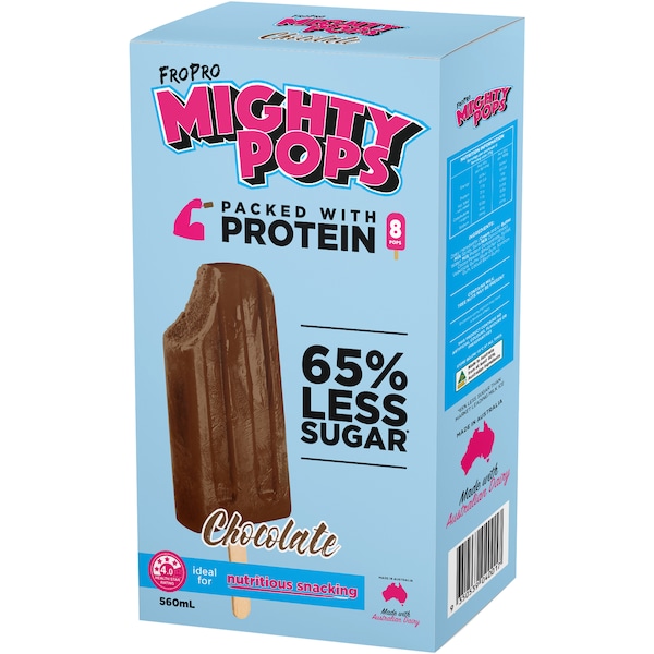 Fropro Mighty Pops Chocolate 8 pack