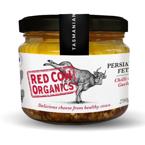 Red Cow Organics Chilli & Garlic Persian Feta 290g