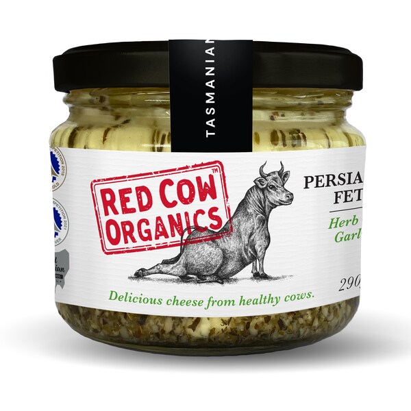 Red Cow Organics Herb & Garlic Persian Feta 290g