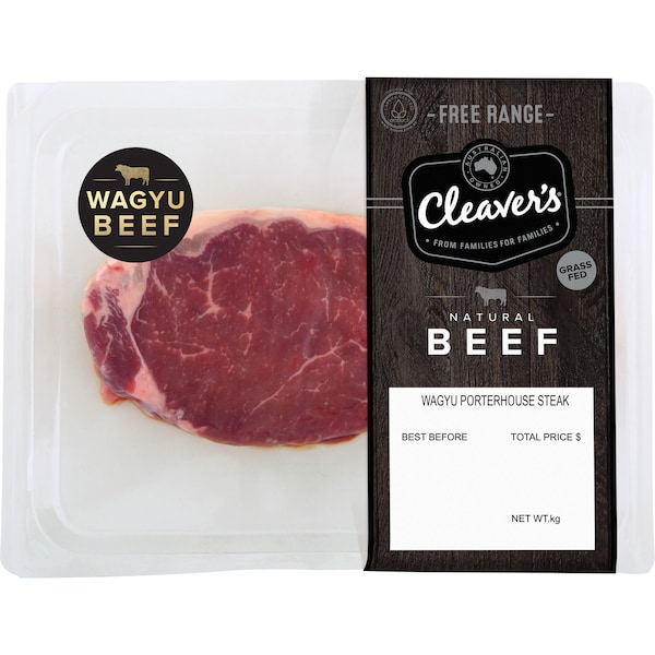 Cleaver's Wagyu Porterhouse Steak 220g
