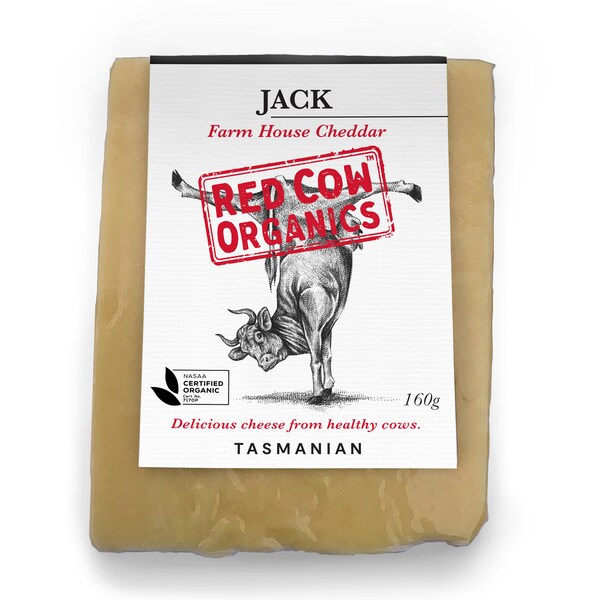 Red Cow Organics Farm House Cheddar Jack 160g
