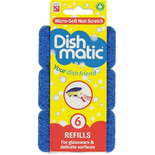 Dishmatic Micro Soft Refill 6 pack