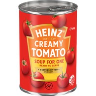 Heinz Creamy Tomato Soup For One CREAMY TOMATO