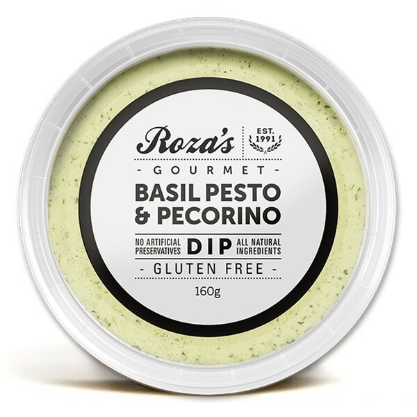 Roza's Basil Pesto & Pecorino Dip 160g