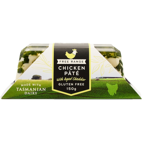 Homestead by Tasmanian Pate Free Range Chicken Pate With Aged Cheddar 150g