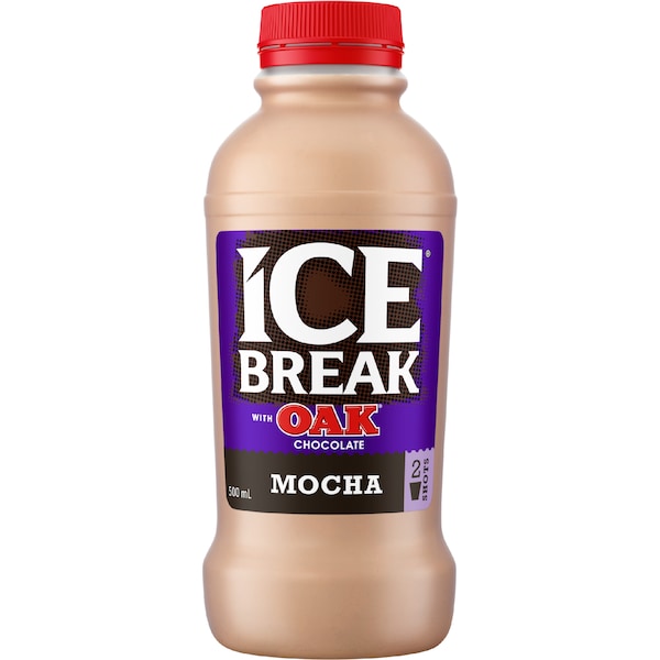 Ice Break Mocha - Oak Iced Coffee Flavoured Milk 500ml