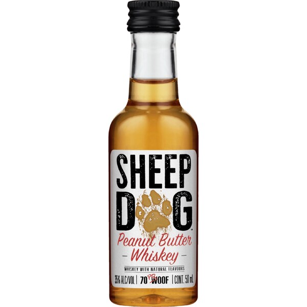 Sheep Dog Peanut Butter Whisky Bottle 50mL x 1 Bottle