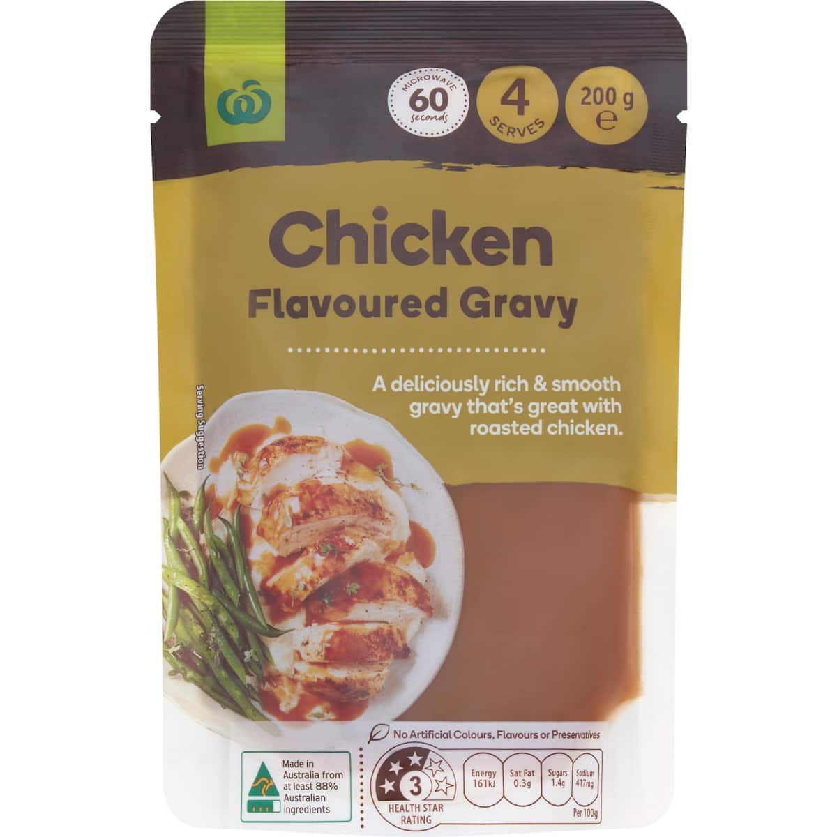 Woolworths Chicken Flavoured Gravy 200g bunch
