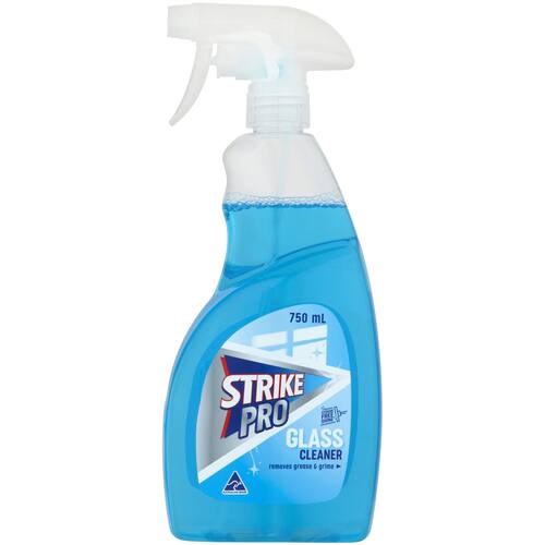 Strike Pro Glass Cleaner Spray Removes Grease & Grime 750ml bunch