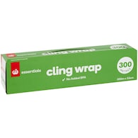 Woolworths Essentials Cling Wrap 300m
