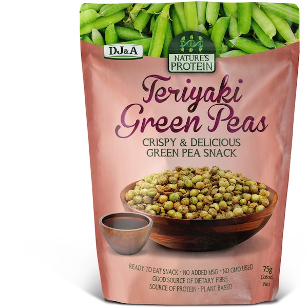 DJ&A Natures Protein Teriyaki Green Peas 75g