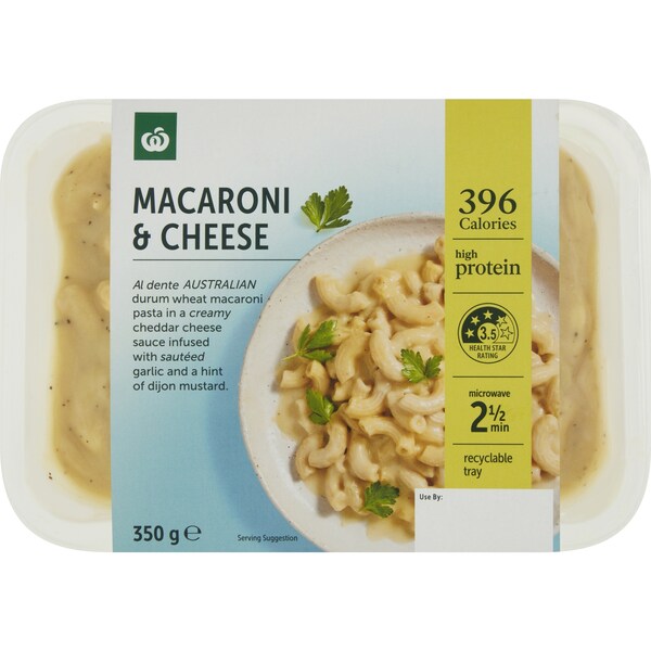 Woolworths Calorie Controlled Macaroni & Cheese 350g