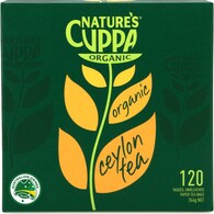 Nature's Cuppa Organic Ceylon Premium Tea Bags