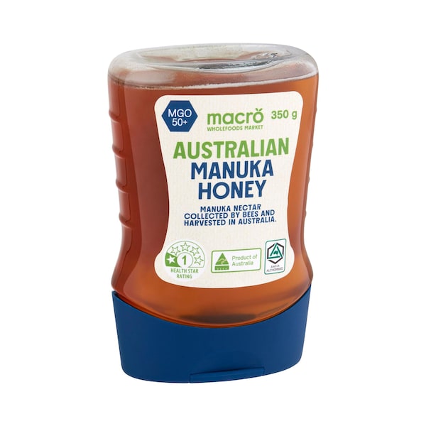 Macro Australian Manuka Honey MGO 50+ Squeeze 350g