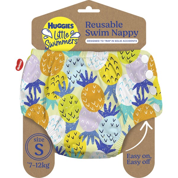 Huggies Little Swimmers Reusable Pineapple Party Small each