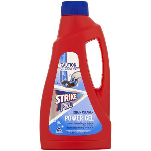 Strike Pro Drain Cleaner Powerful Gel 1l bunch
