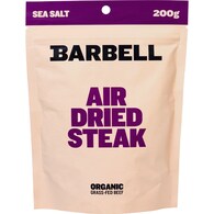 Barbell Biltong Grass Fed Beef Sea Salt