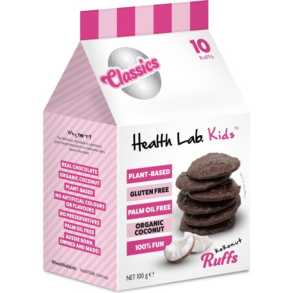 Health Lab Kids Mylk Bar Kokonut Ruffs 10 Pack