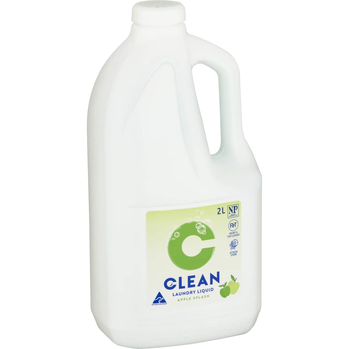 Clean Laundry Liquid Apple Splash 2l bunch